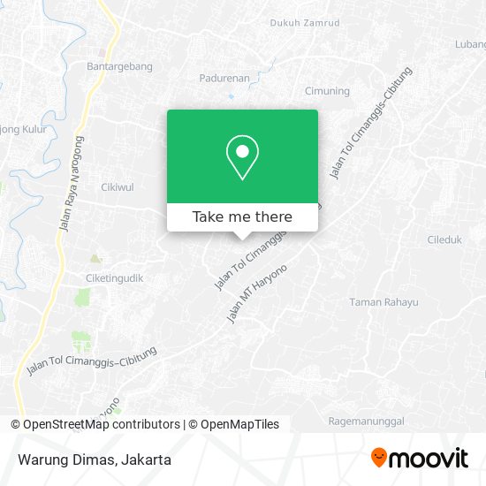 Warung Dimas map