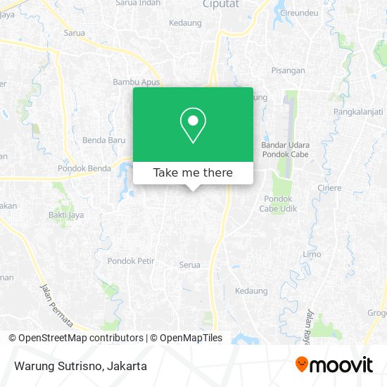 Warung Sutrisno map