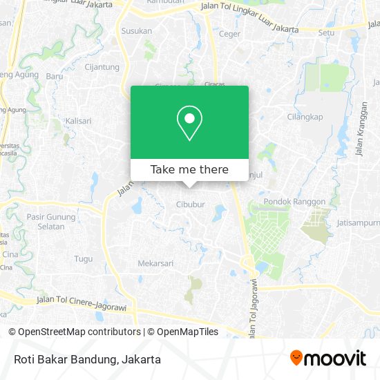 Roti Bakar Bandung map