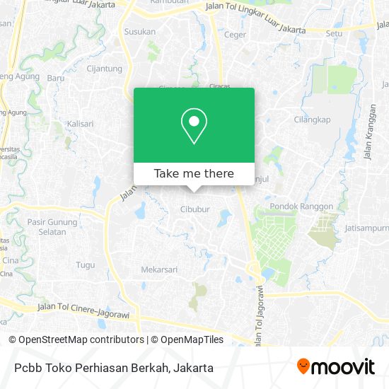 Pcbb Toko Perhiasan Berkah map