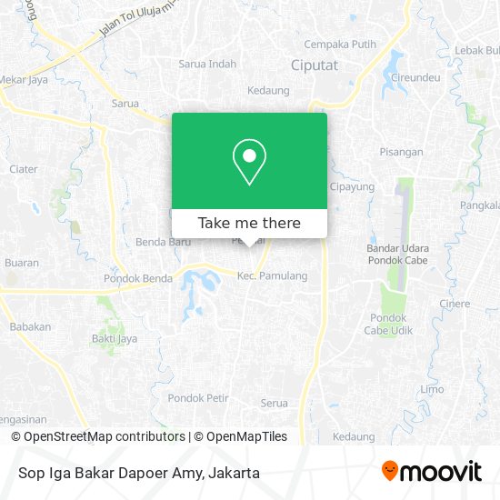 Sop Iga Bakar Dapoer Amy map