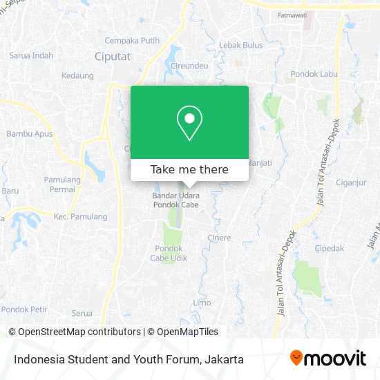 Indonesia Student and Youth Forum map