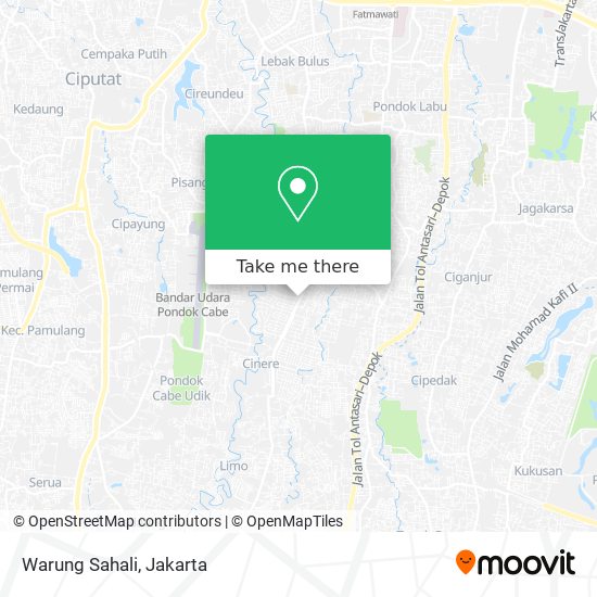 Warung Sahali map