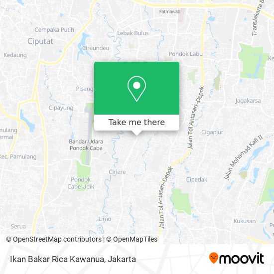 Ikan Bakar Rica Kawanua map