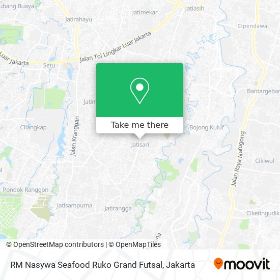 RM Nasywa Seafood Ruko Grand Futsal map