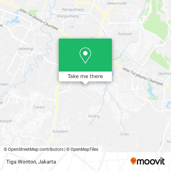 Tiga Wonton map