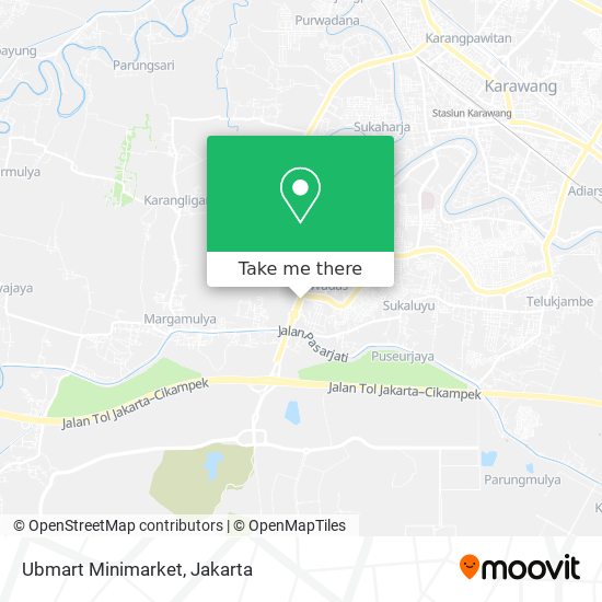 Ubmart Minimarket map