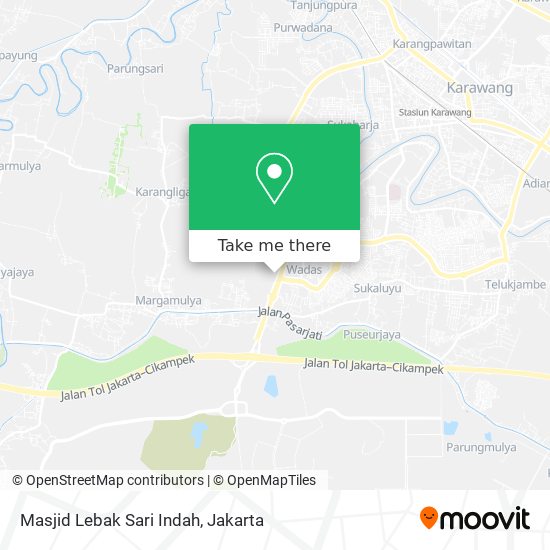 Masjid Lebak Sari Indah map