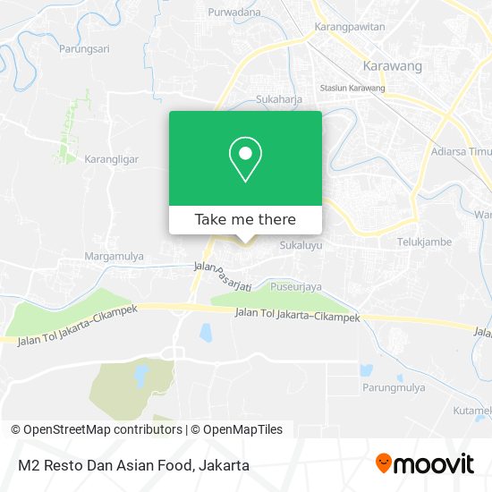 M2 Resto Dan Asian Food map