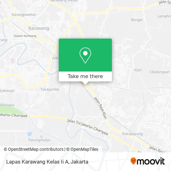 Lapas Karawang Kelas Ii A map