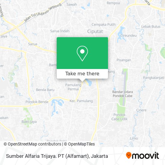 Sumber Alfaria Trijaya. PT (Alfamart) map