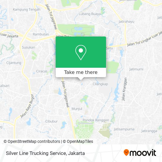 Silver Line Trucking Service map