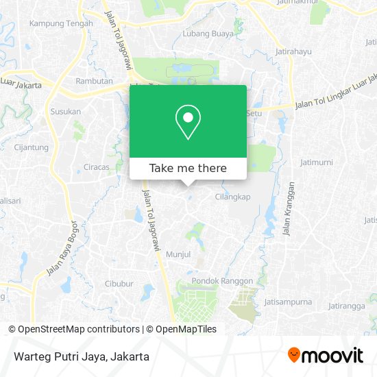 Warteg Putri Jaya map