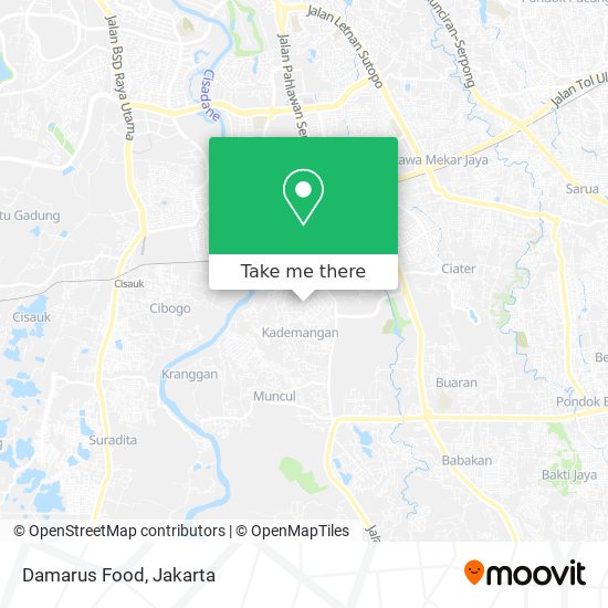 Damarus Food map