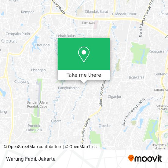 Warung Fadil map