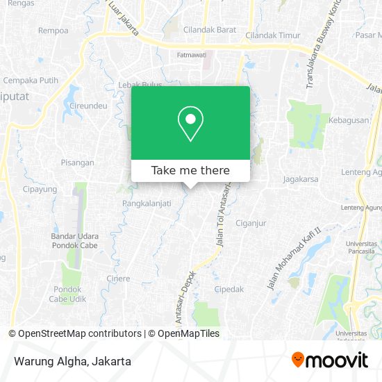 Warung Algha map