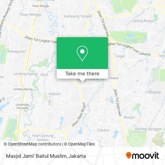Masjid Jami' Baitul Muslim map