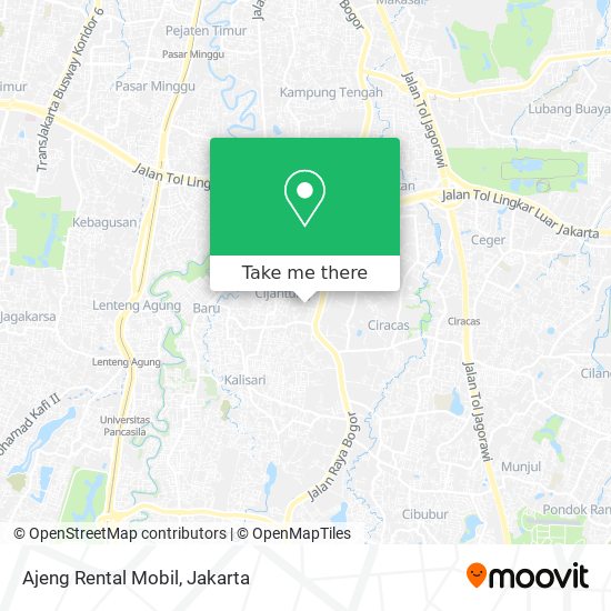 Ajeng Rental Mobil map