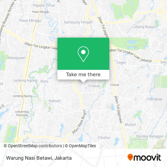 Warung Nasi Betawi map