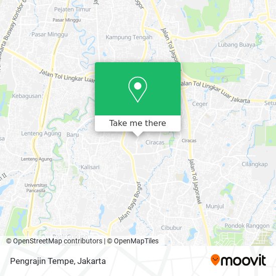 Pengrajin Tempe map