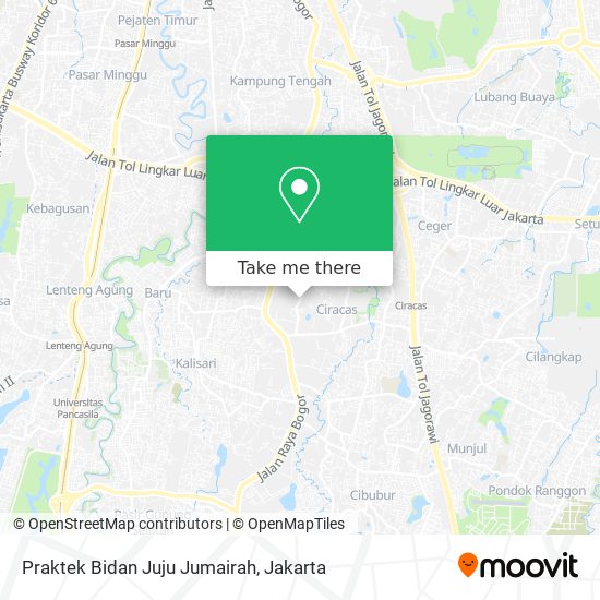 Praktek Bidan Juju Jumairah map