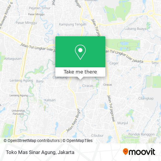 Toko Mas Sinar Agung map