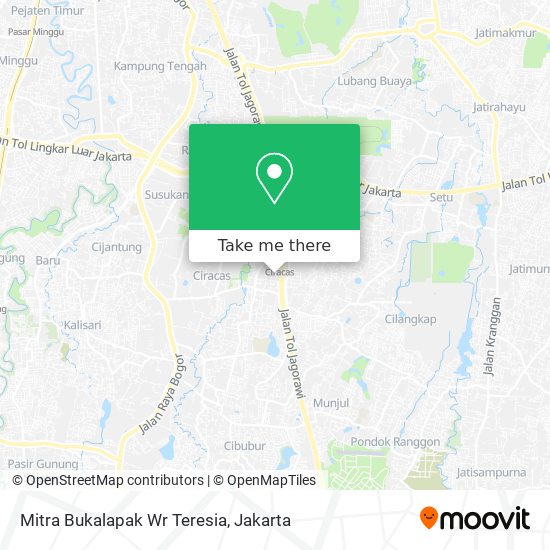 Mitra Bukalapak Wr Teresia map