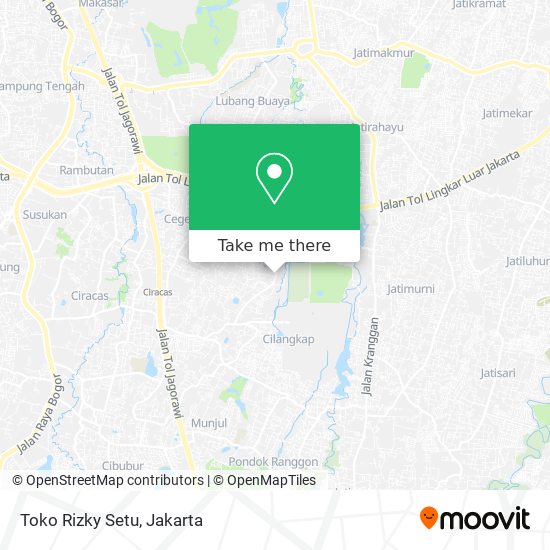 Toko Rizky Setu map