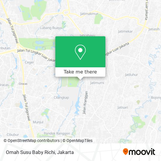 Omah Susu Baby Richi map