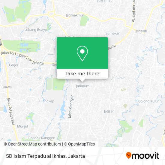 SD Islam Terpadu al Ikhlas map