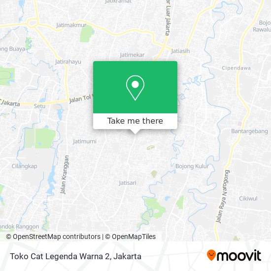 Toko Cat Legenda Warna 2 map