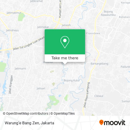 Warung'e Bang Zen map