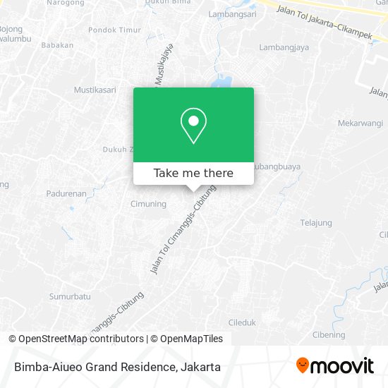 Bimba-Aiueo Grand Residence map