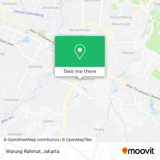 Warung Rahmat map