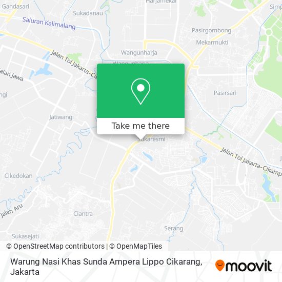 Warung Nasi Khas Sunda Ampera Lippo Cikarang map