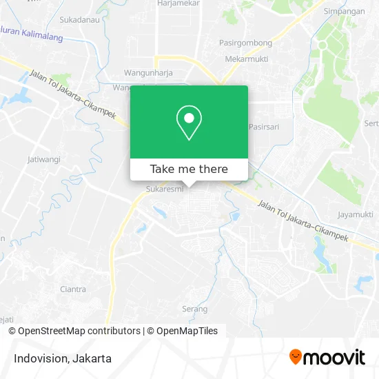 Indovision map