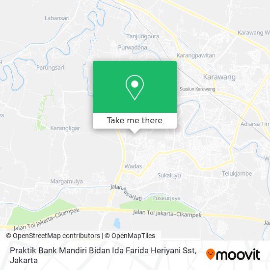 Praktik Bank Mandiri Bidan Ida Farida Heriyani Sst map