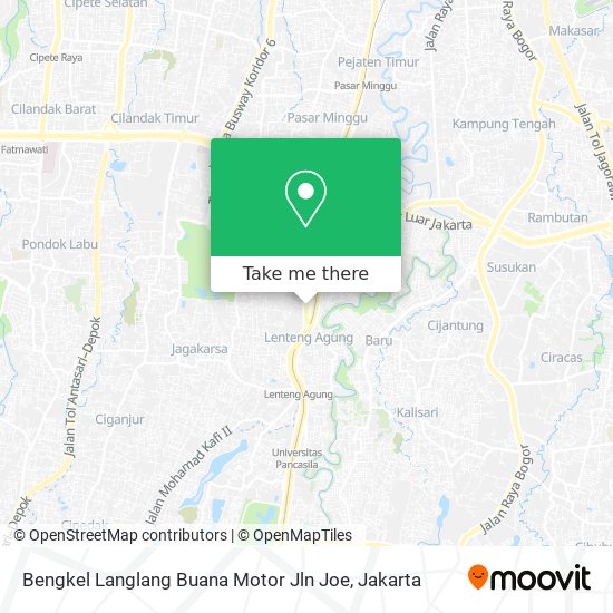 Bengkel Langlang Buana Motor Jln Joe map