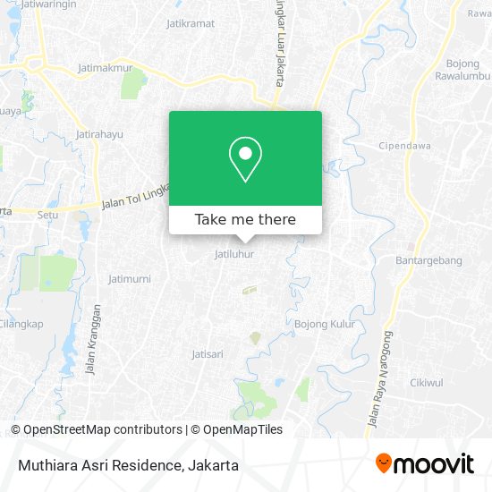 Muthiara Asri Residence map