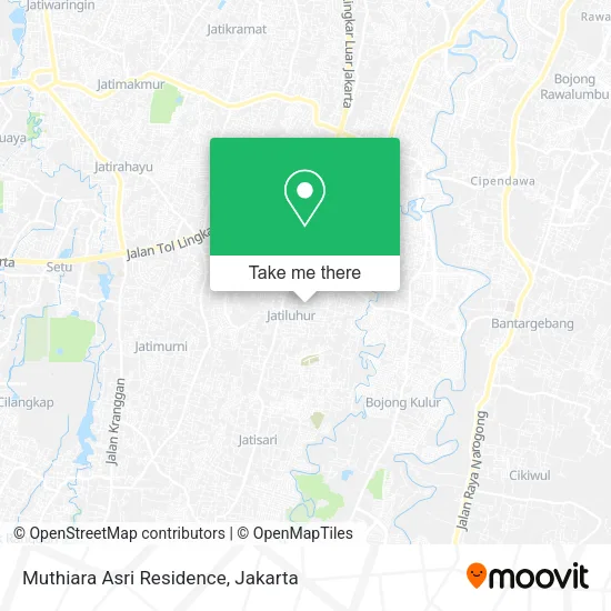 Muthiara Asri Residence map