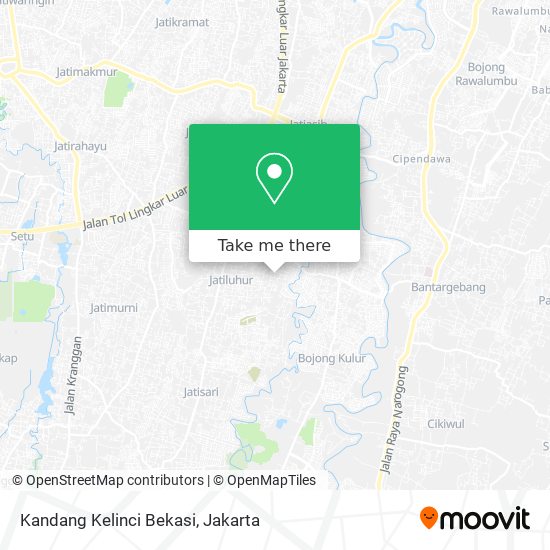 Kandang Kelinci Bekasi map