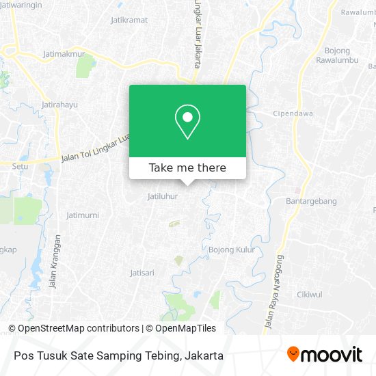 Pos Tusuk Sate Samping Tebing map