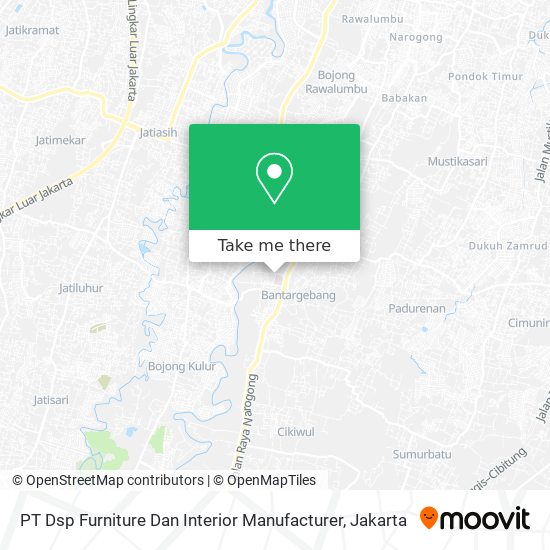 PT Dsp Furniture Dan Interior Manufacturer map