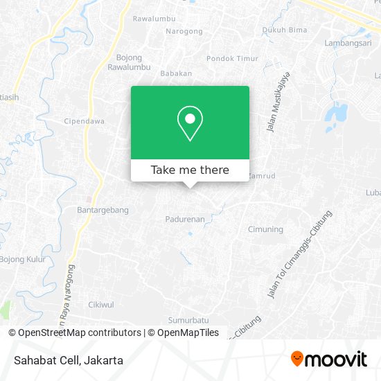 Sahabat Cell map