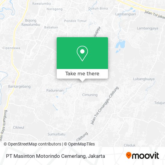 PT Masinton Motorindo Cemerlang map