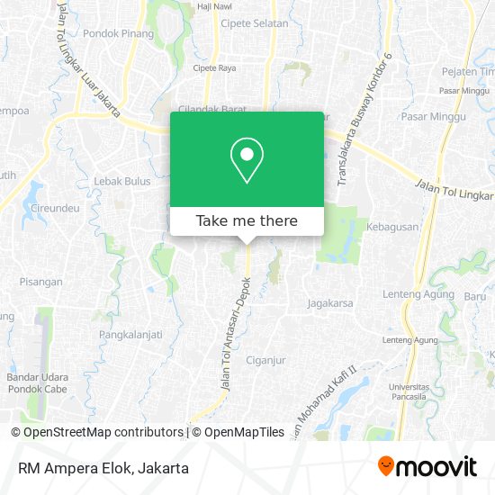 RM Ampera Elok map