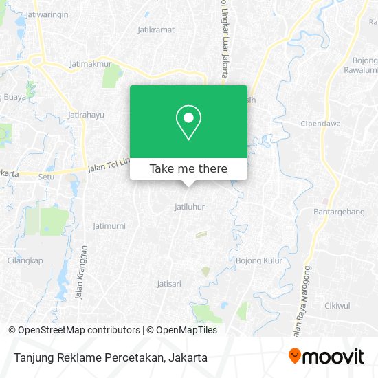 Tanjung Reklame Percetakan map