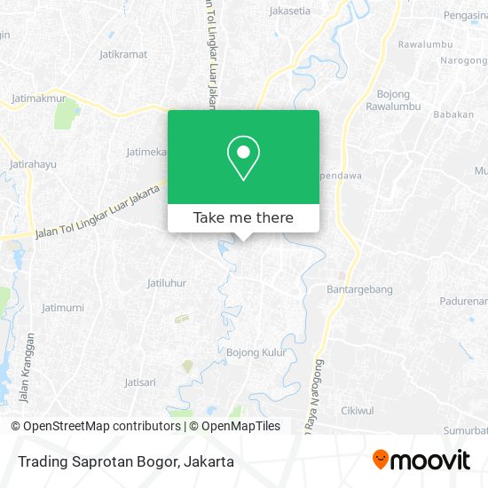 Trading Saprotan Bogor map