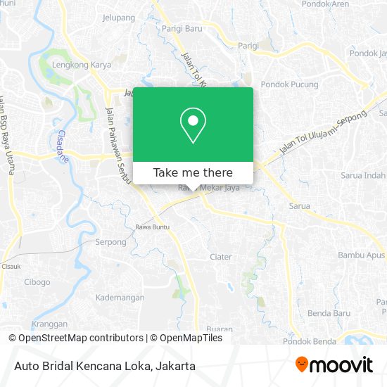 Auto Bridal Kencana Loka map