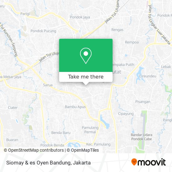 Siomay & es Oyen Bandung map